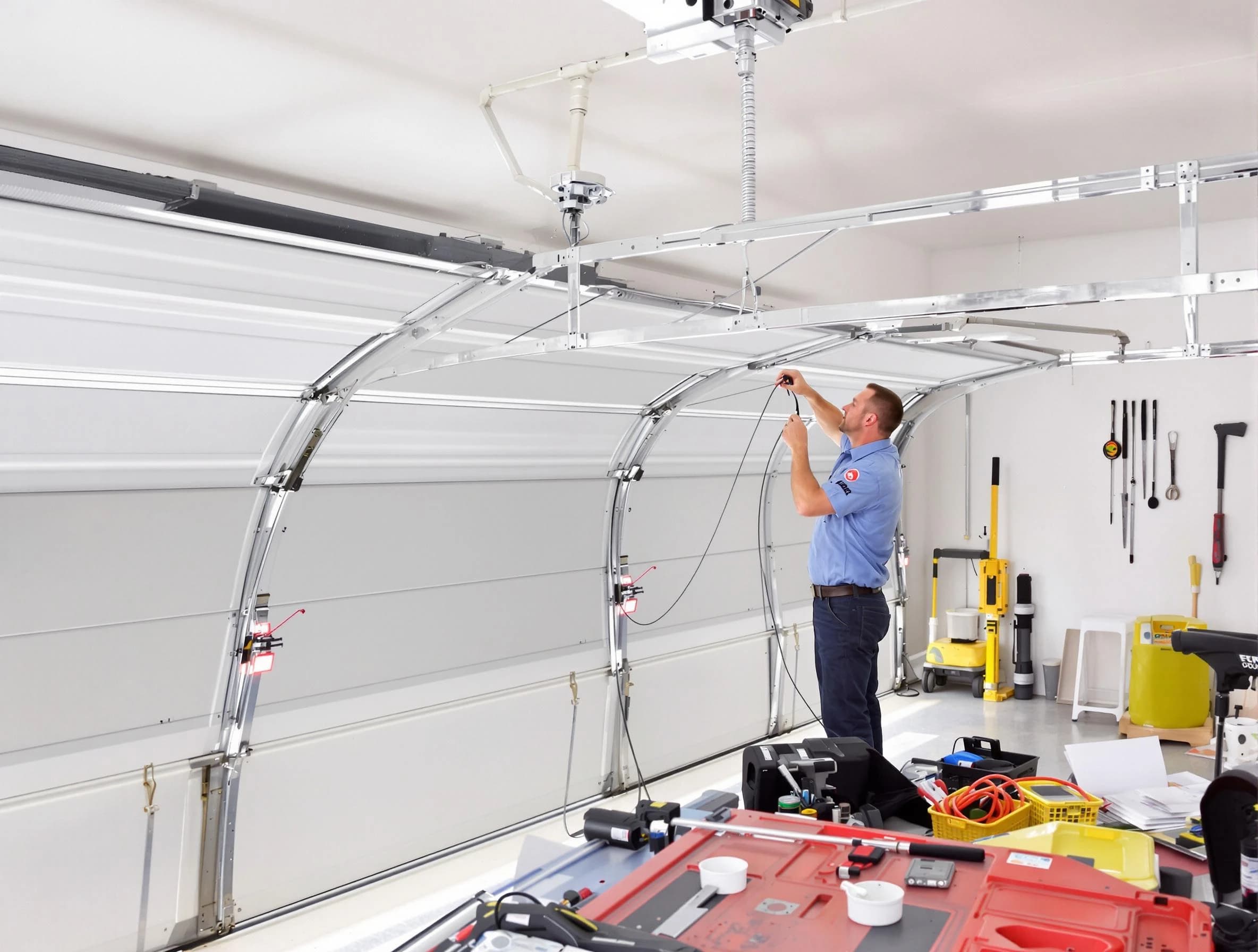 Garage door cable repair service by Lehi Garage Door Repair in Lehi