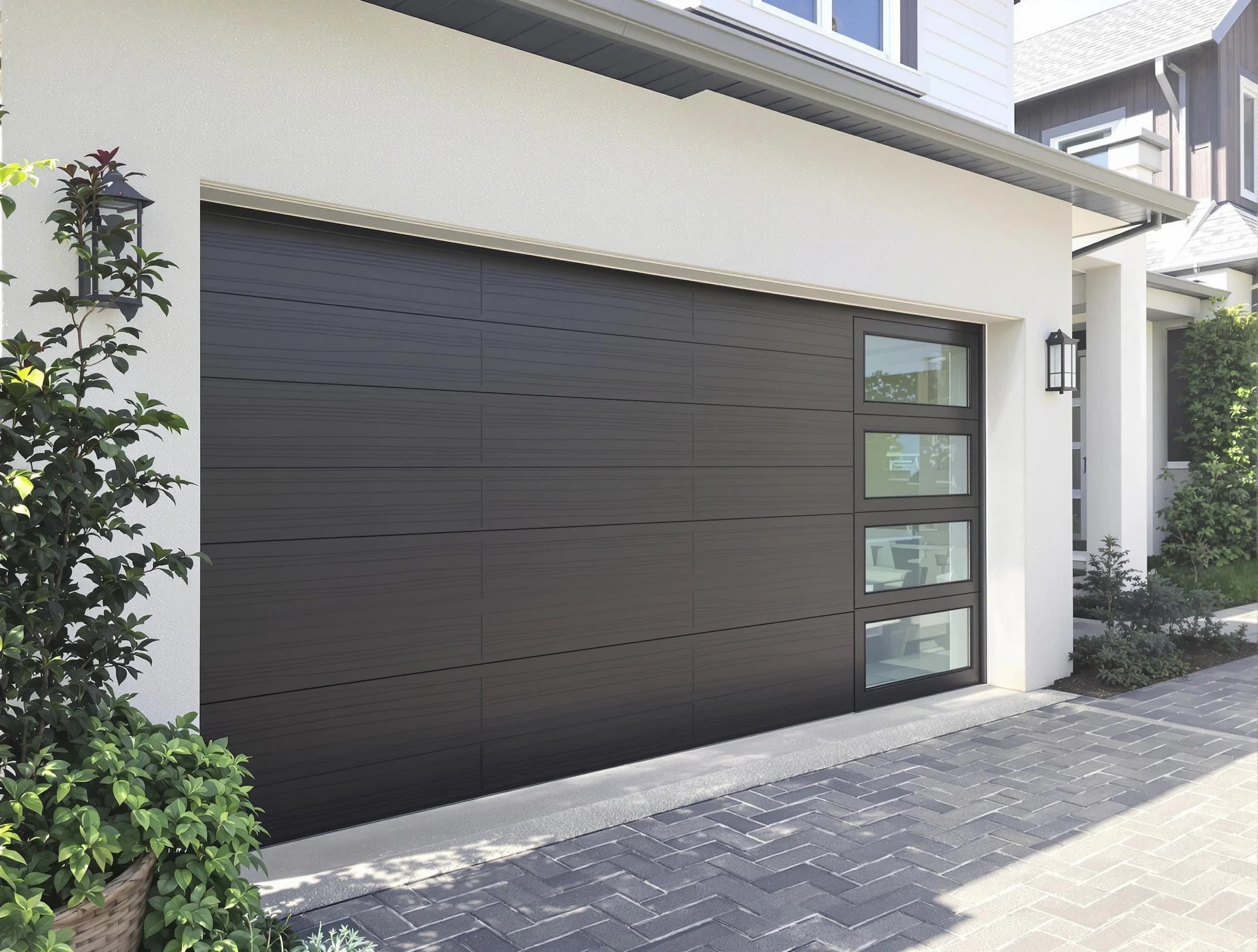 Custom garage door installation by Lehi Garage Door Repair in Lehi