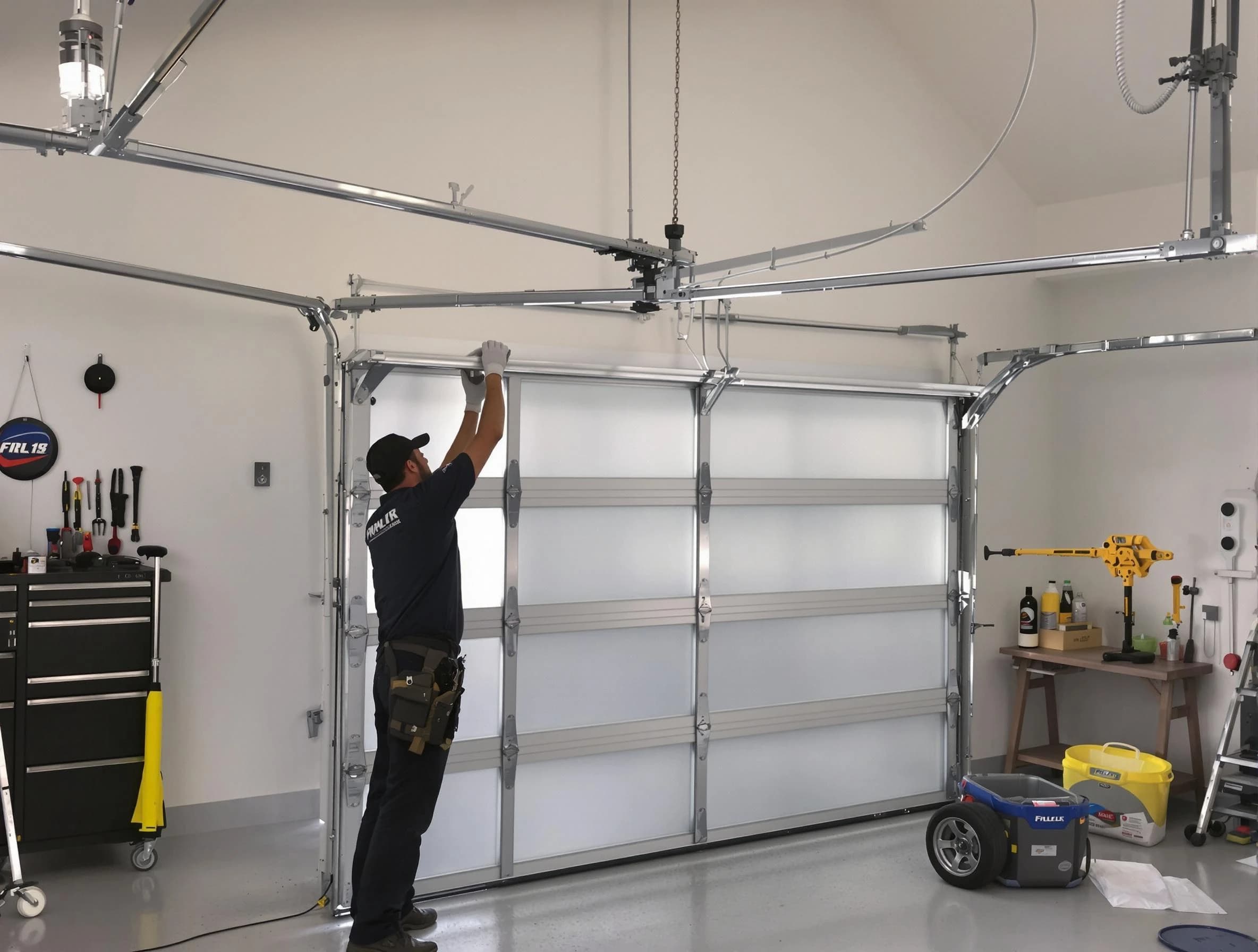 Lehi Garage Door Repair certified team performing precision garage door installation in Lehi