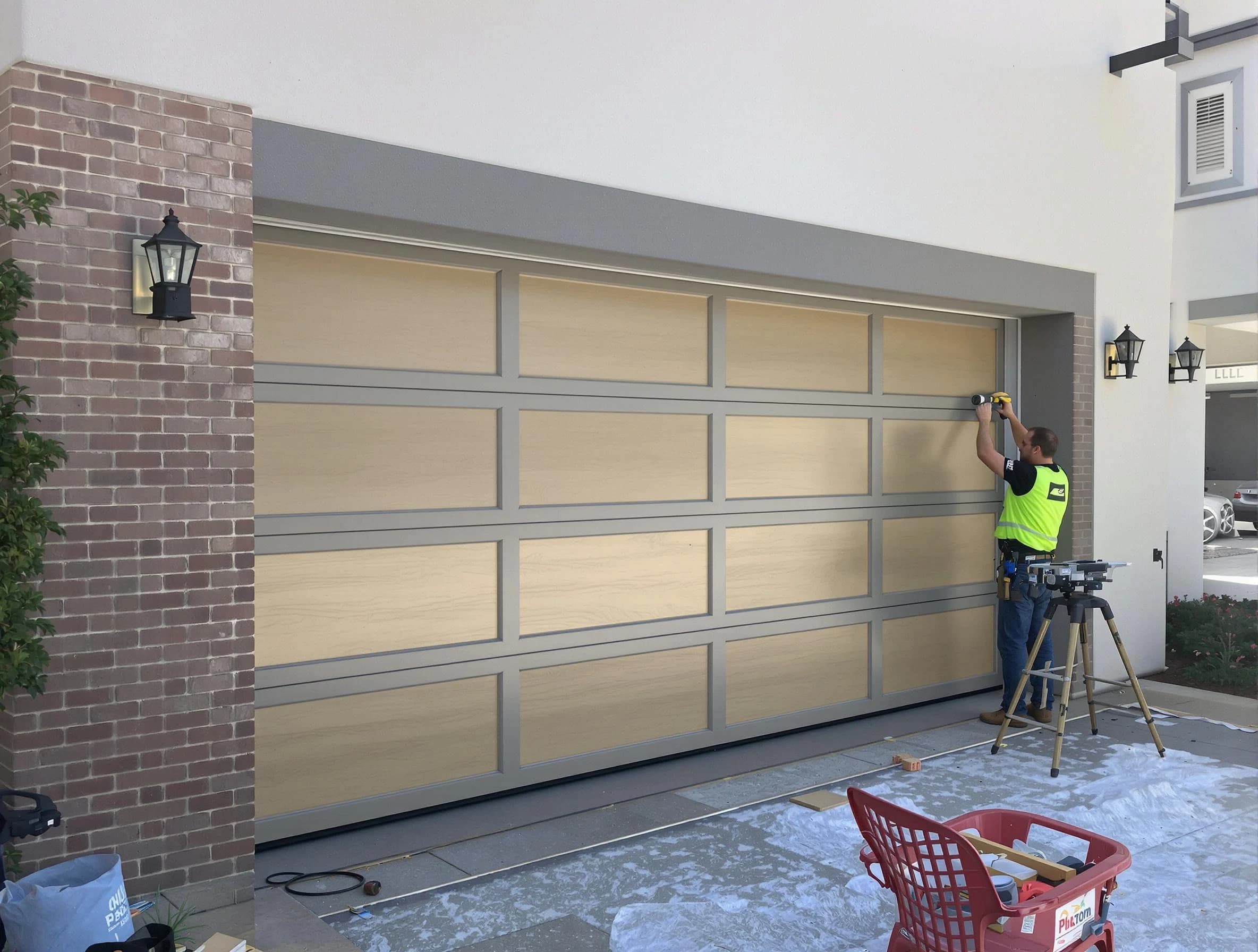 Garage door replacement service by Lehi Garage Door Repair in Lehi