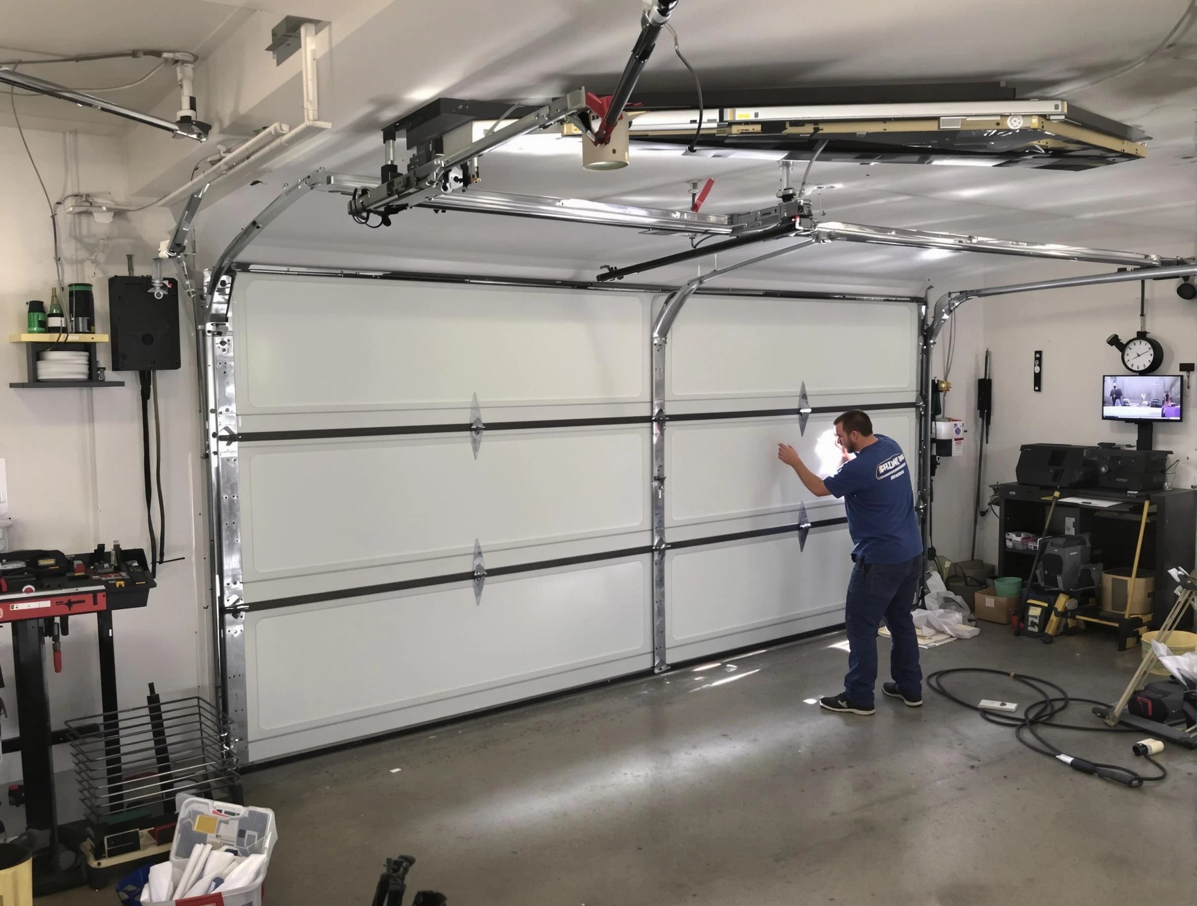 Professional garage door repair service by Lehi Garage Door Repair in Lehi