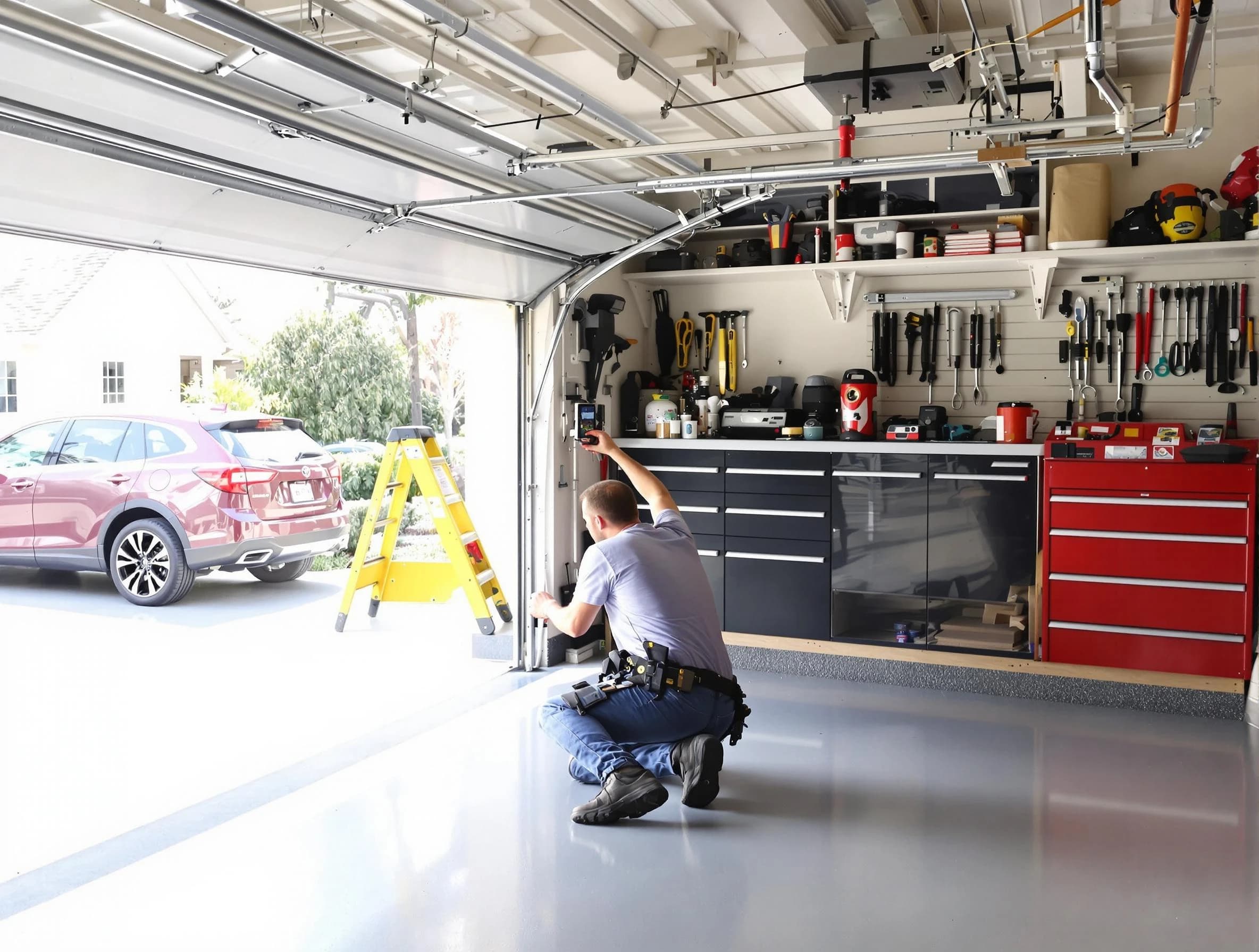 Local garage door repair service by Lehi Garage Door Repair in Lehi