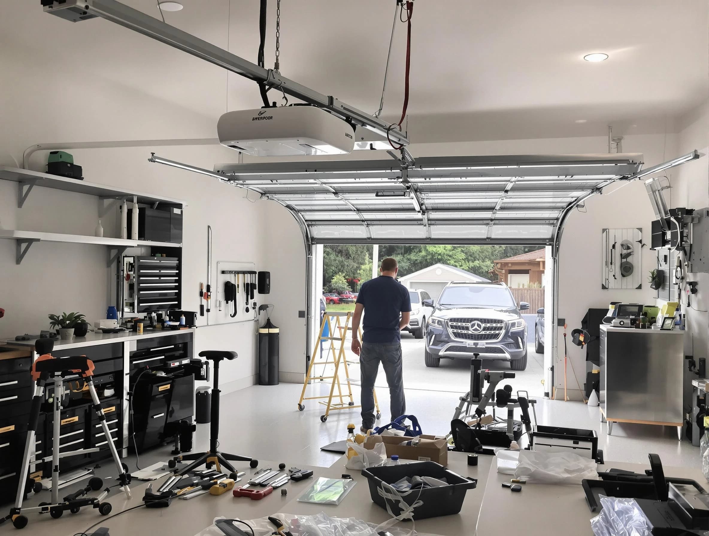 Garage door opener installation by Lehi Garage Door Repair in Lehi