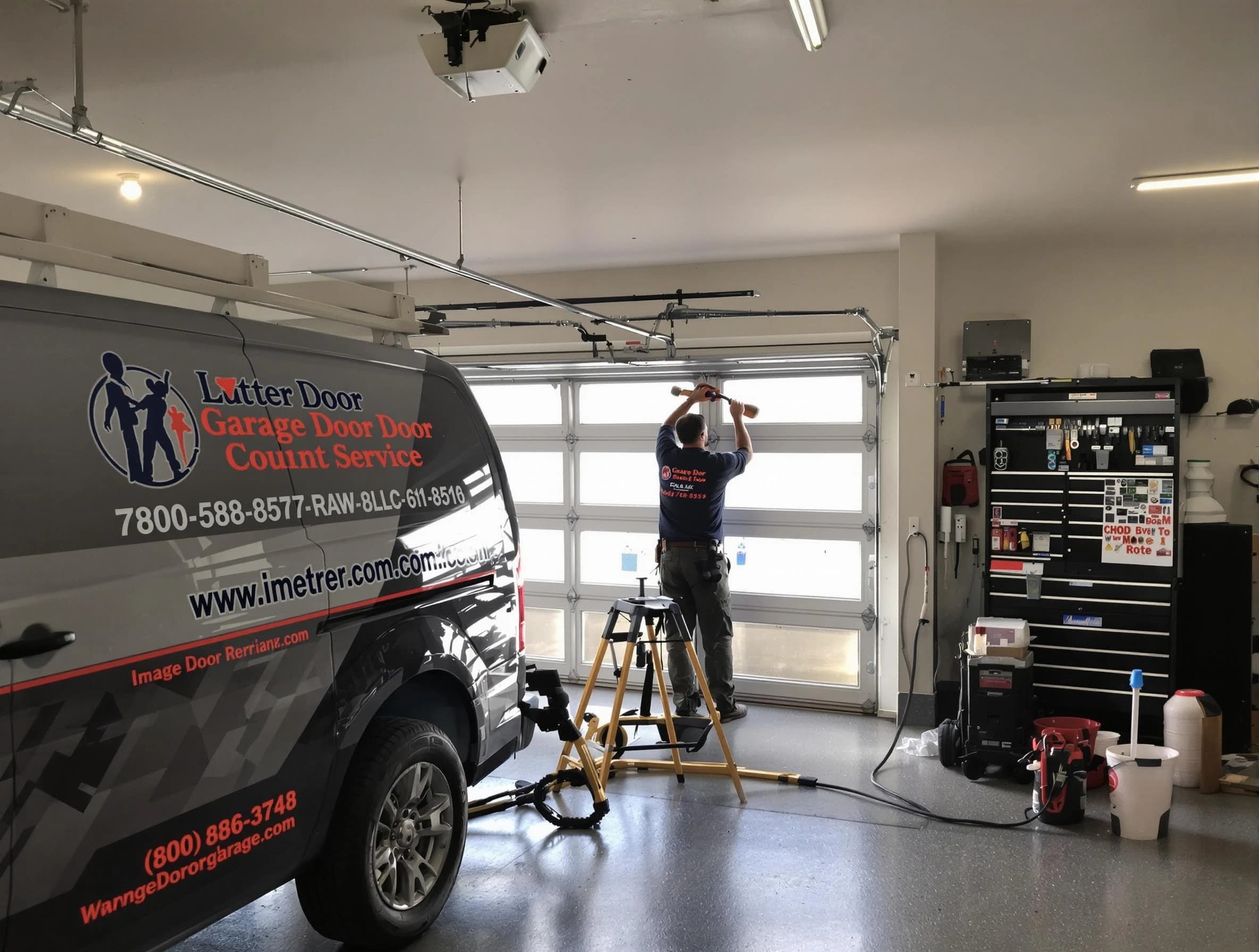 Lehi Garage Door Repair rapid response team performing same-day repair in Lehi