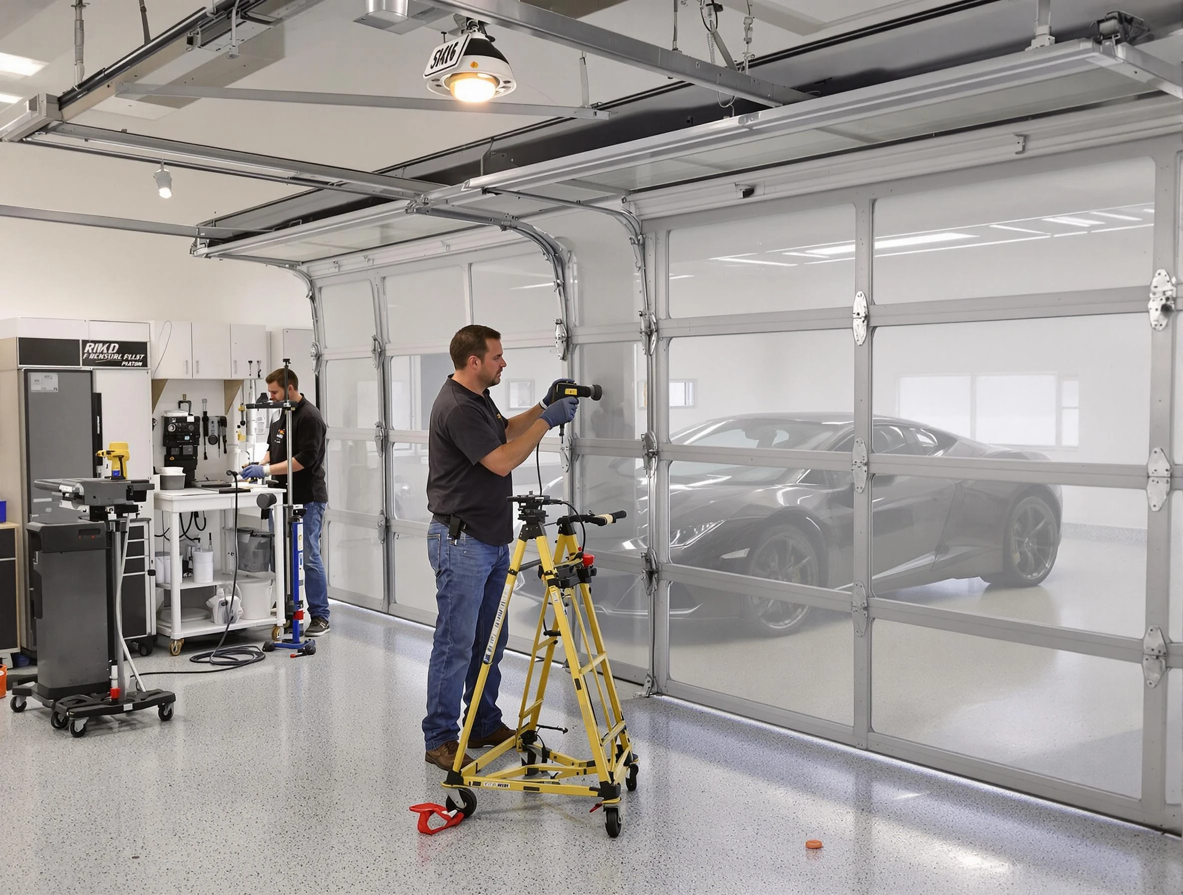 Garage Door Dents Repair in Lehi