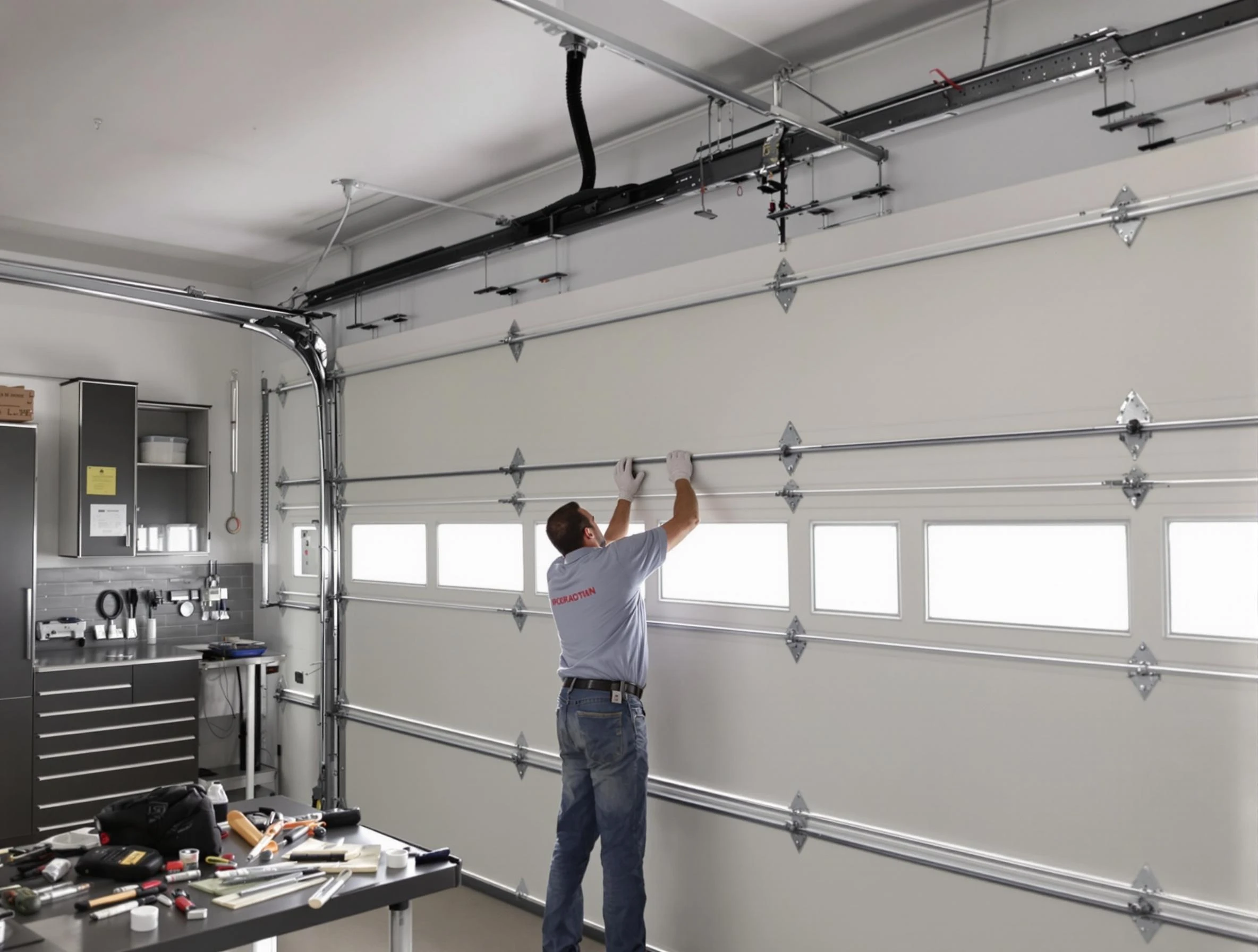 Garage Door Track Repair in Lehi
