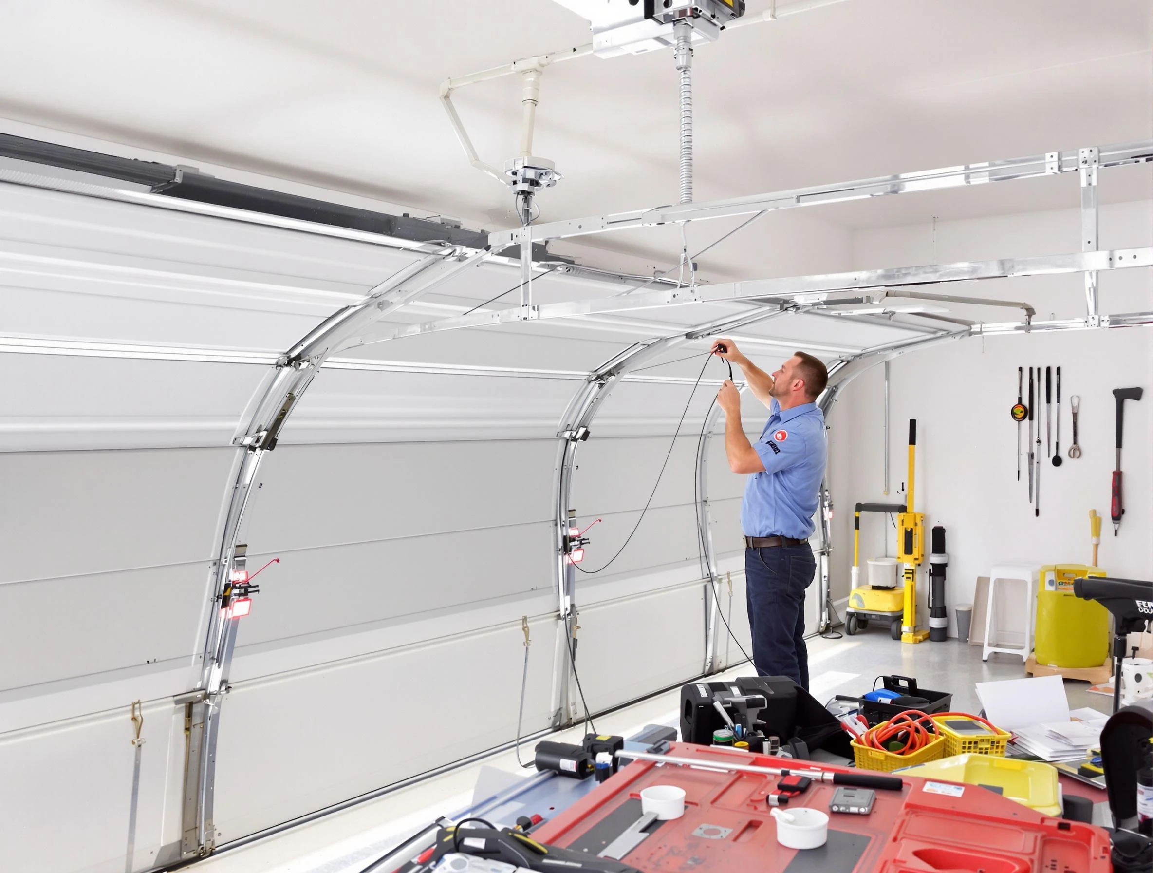Garage door cable repair service by Lehi Garage Door Repair in Lehi