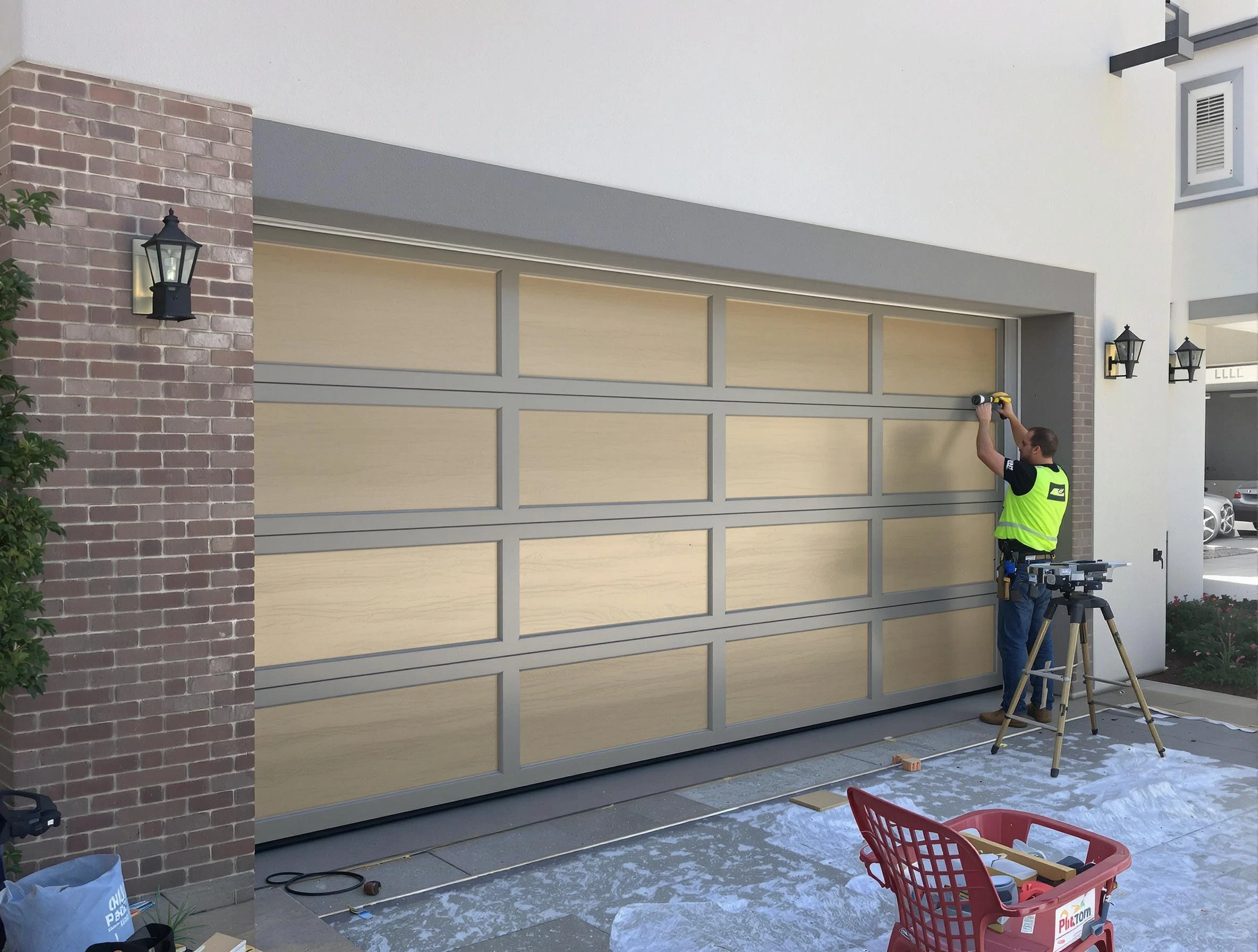 Garage door replacement service by Lehi Garage Door Repair in Lehi