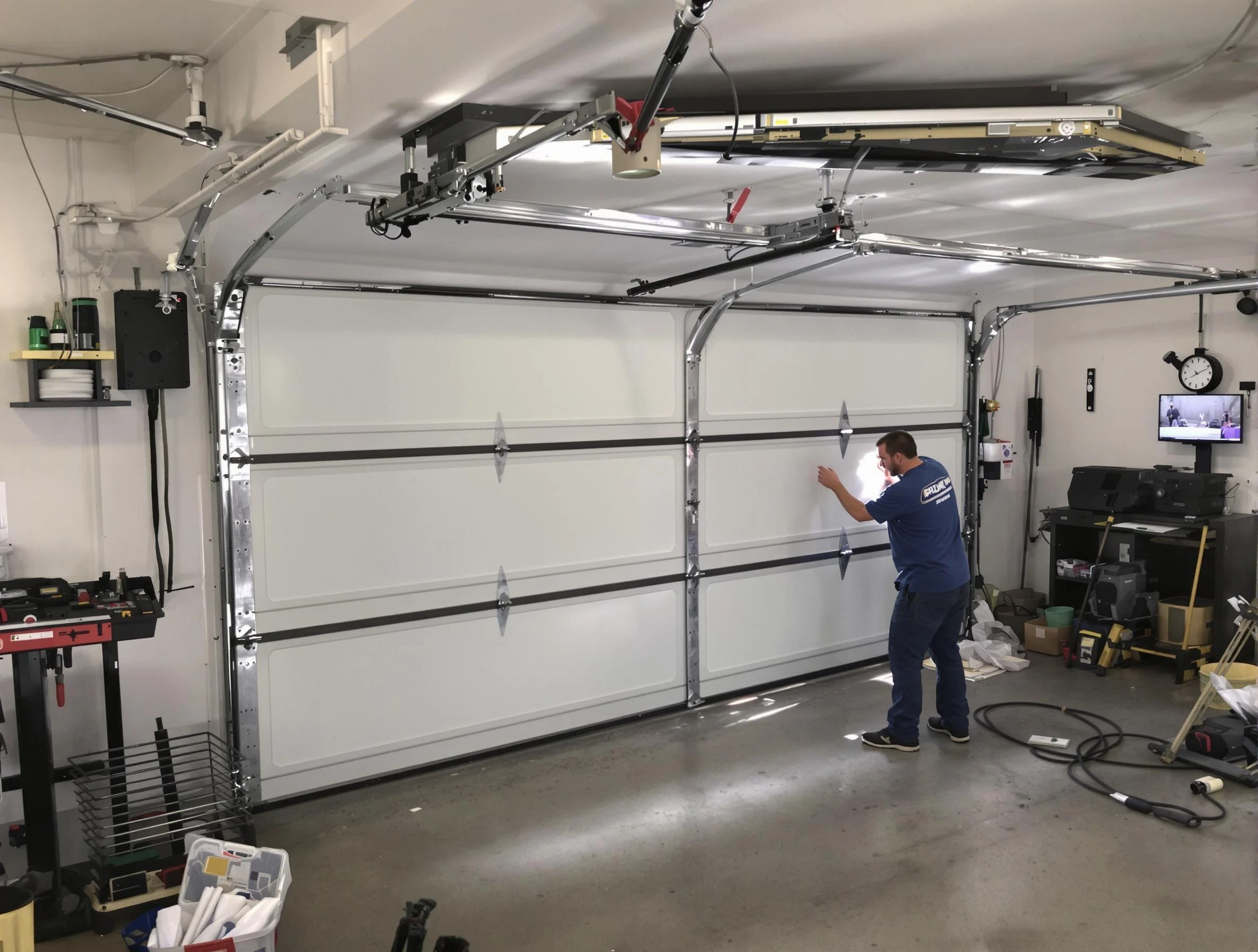 Professional garage door repair service by Lehi Garage Door Repair in Lehi