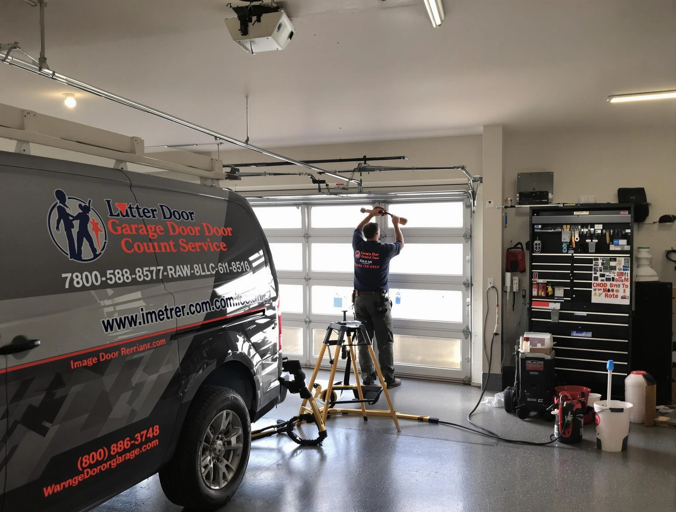Lehi Garage Door Repair rapid response team performing same-day repair in Lehi